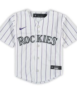 Alternative view of Colorado Rockies Nike Toddler Replica Team Jersey - White