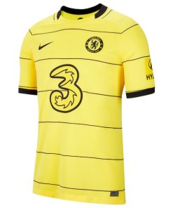 Alternative view of Chelsea Nike 2021/22 Away Breathe Stadium Jersey - Yellow