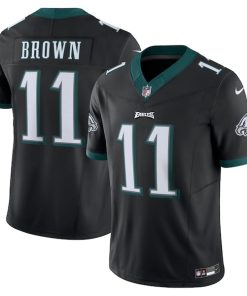 A.J. Brown Philadelphia Eagles Nike Vapor F.U.S.E. Limited Jersey - Black