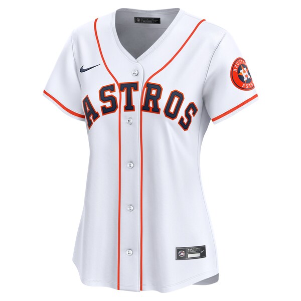 Houston Astros Nike Women's Home Limited Jersey - White - Image 2