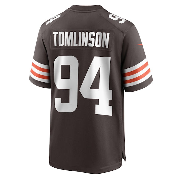 Dalvin Tomlinson Cleveland Browns Nike Game Player Jersey - Brown - Image 3