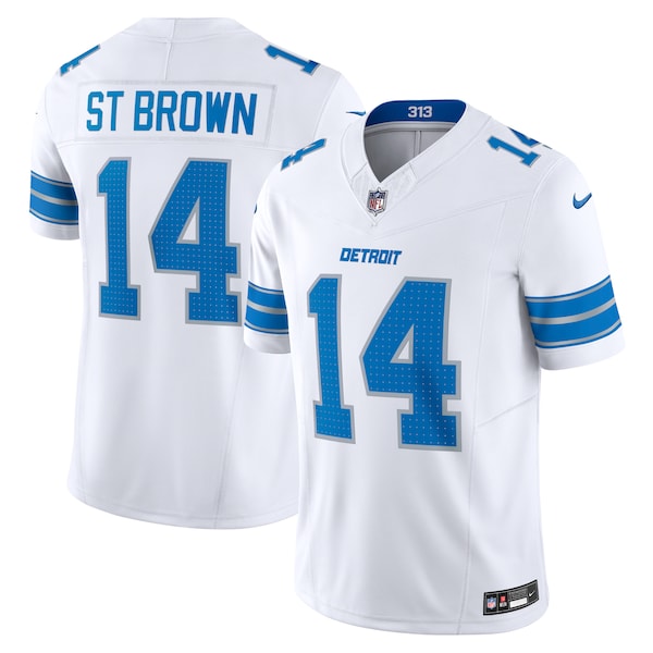 Amon-Ra St. Brown Detroit Lions Nike Vapor F.U.S.E. Limited Jersey - White - Image 2