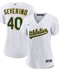 Luis Severino Athletics Nike Women's Home Replica Jersey - White