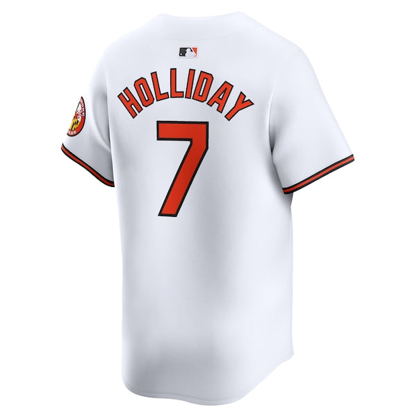 Jackson Holliday Baltimore Orioles Nike Home Limited Player Jersey - White - Image 3