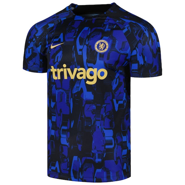 Chelsea Nike 2023/24 Academy Pro Pre-Match Top - Blue - Image 2
