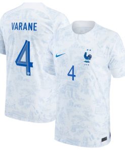 Raphael Varane France National Team Nike 2022/23 Replica Away Jersey - White