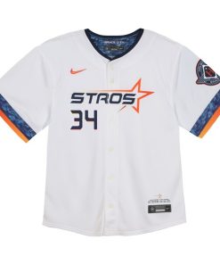 Alternative view of Nolan Ryan Houston Astros Nike Toddler City Connect 2025 Limited Jersey - White
