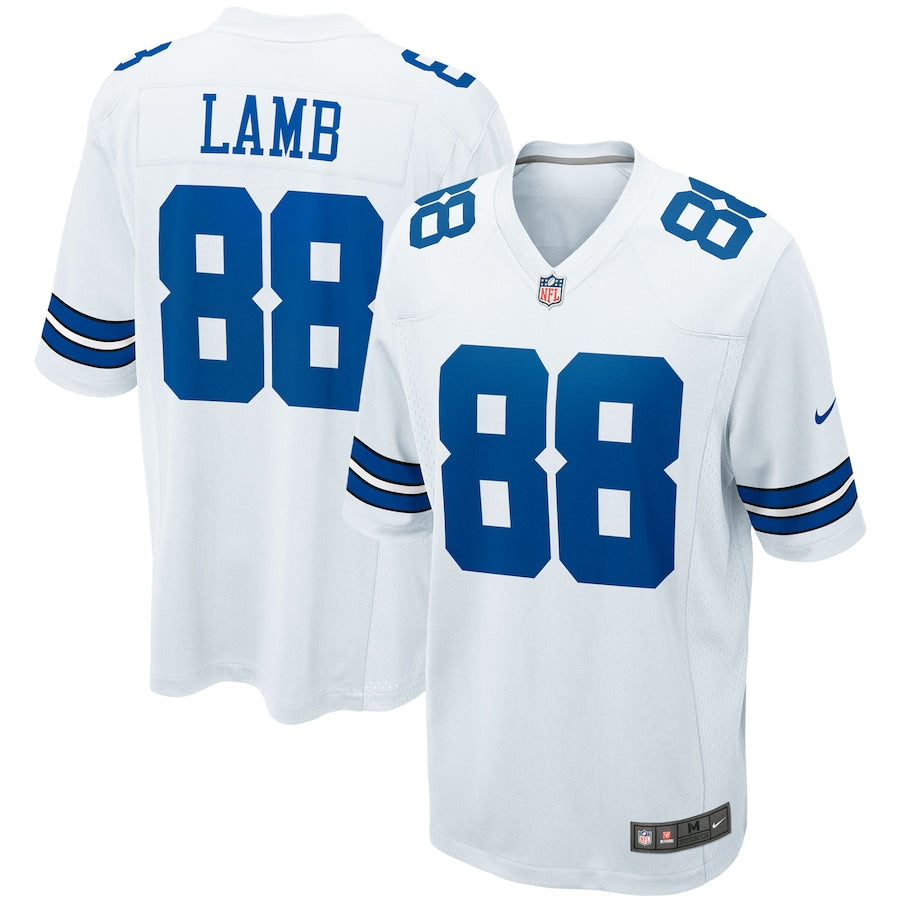 CeeDee Lamb Dallas Cowboys Nike Alternate Game Team Jersey - Navy/White - Image 3