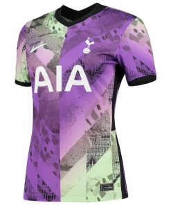 Alternative view of Tottenham Hotspur Nike Women's 2021/22 Third Replica Jersey - Purple