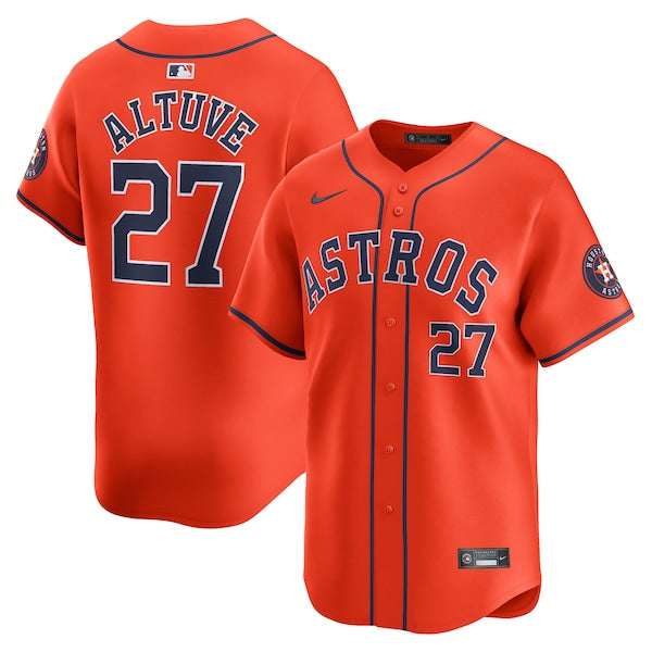 Jose Altuve Houston Astros Nike Alternate Limited Player Jersey?ยจC Orange