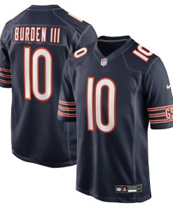 Luther Burden III Chicago Bears Nike Team Game Jersey -  Navy