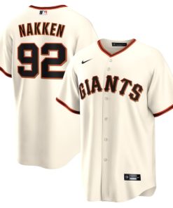 Alyssa Nakken San Francisco Giants Nike Home Replica Player Jersey - Cream