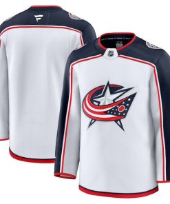 Columbus Blue Jackets  Away Premium Jersey - White/Navy