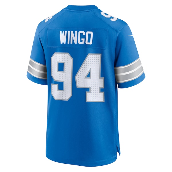 Mekhi Wingo Detroit Lions Nike Team Game Jersey - Blue - Image 3
