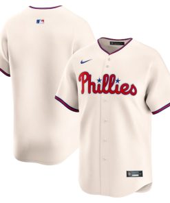 Philadelphia Phillies Nike Alternate Limited Jersey - Cream