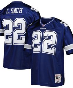 Emmitt Smith Dallas Cowboys 1996 Authentic Throwback Retired Player Jersey - Navy