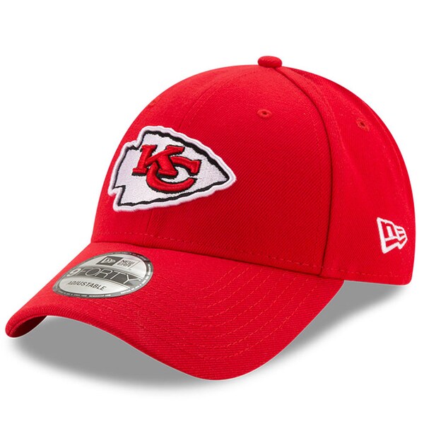 Kansas City Chiefs New Era Super Bowl LVIII Champions Side Patch 9FORTY Adjustable Hat - Red - Image 4