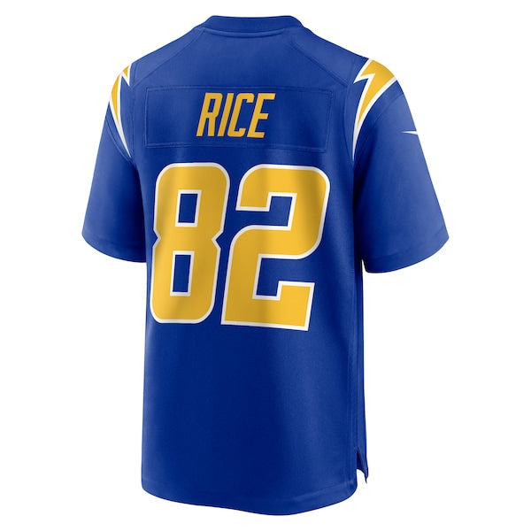 Brenden Rice Los Angeles Chargers Nike 2024 NFL Draft 2nd Alternate Game Player Jersey - Royal - Image 3