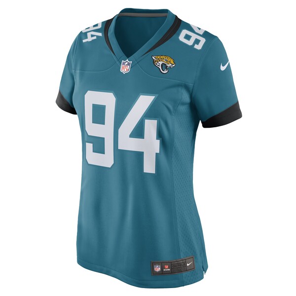 Folorunso Fatukasi Jacksonville Jaguars Nike Women's Game Player Jersey - Teal - Image 2