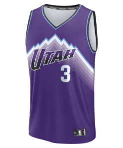 Alternative view of Keyonte George Utah Jazz  Fast Break Replica Jersey - Purple - Icon Edition