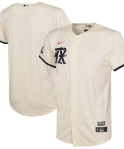 Texas Rangers Nike Toddler 2023 City Connect Replica Jersey - Cream