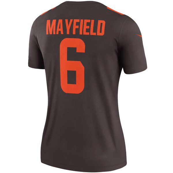 Baker Mayfield Cleveland Browns Nike Women's Alternate Legend Jersey - Brown - Image 3