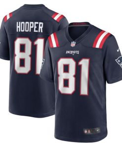 Austin Hooper New England Patriots Nike  Game Jersey -  Navy