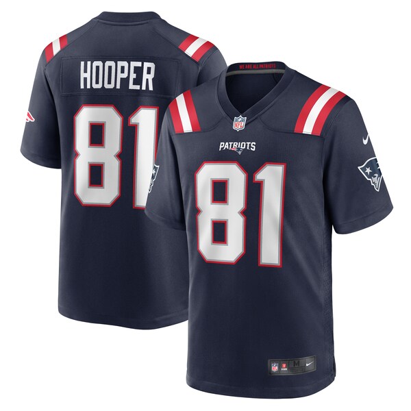 Austin Hooper New England Patriots Nike Game Jersey - Navy