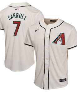 Corbin Carroll Arizona Diamondbacks Nike Youth Home Game Player Jersey - White