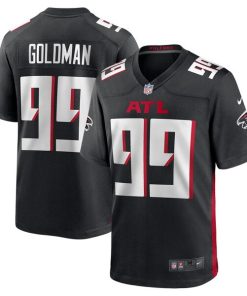 Alternative view of Eddie Goldman Atlanta Falcons Nike Team Game Jersey -  Black