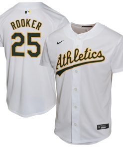 Brent Rooker Athletics Nike Home Player Game Jersey - White