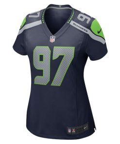 Alternative view of Mario Edwards Jr. Seattle Seahawks Nike Women's  Game Jersey - College Navy