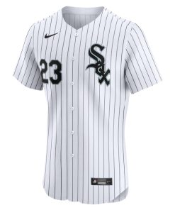 Alternative view of Andrew Benintendi Chicago White Sox Nike Home Elite Player Jersey - White