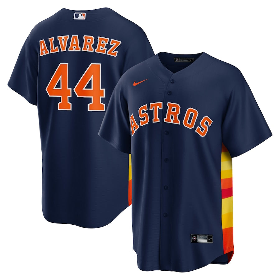 Yordan ¨¢lvarez Houston Astros Nike Alternate Replica Player Jersey - Navy
