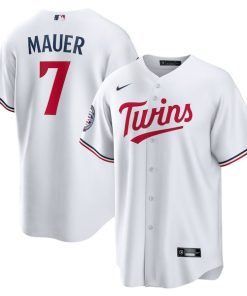 Joe Mauer Minnesota Twins Nike 2024 Baseball Hall of Fame Home Replica Player Jersey - White