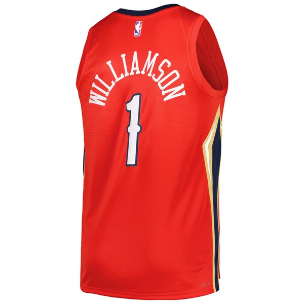 Zion Williamson New Orleans Pelicans Jordan Brand Swingman Player Jersey - Statement Edition - Red - Image 3