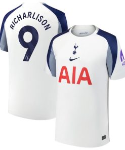 Richarlison Tottenham Hotspur Nike Youth 2025/26 Home Replica Player Jersey - White