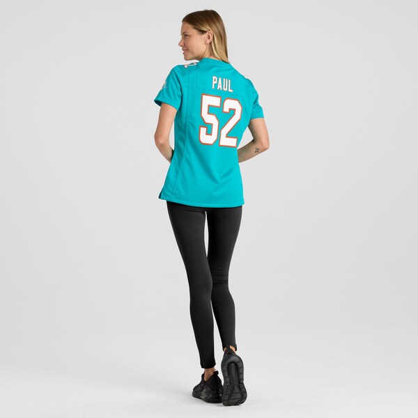 Patrick Paul Miami Dolphins Nike Women's Game Jersey - Aqua - Image 2
