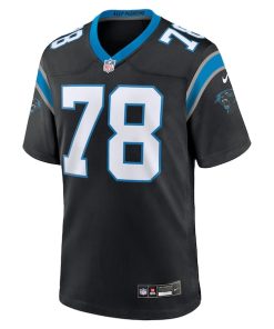 Alternative view of Popo Aumavae Carolina Panthers Nike Team Game Jersey -  Black