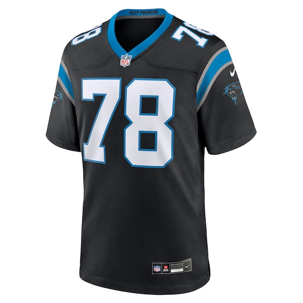 Popo Aumavae Carolina Panthers Nike Team Game Jersey - Black - Image 2
