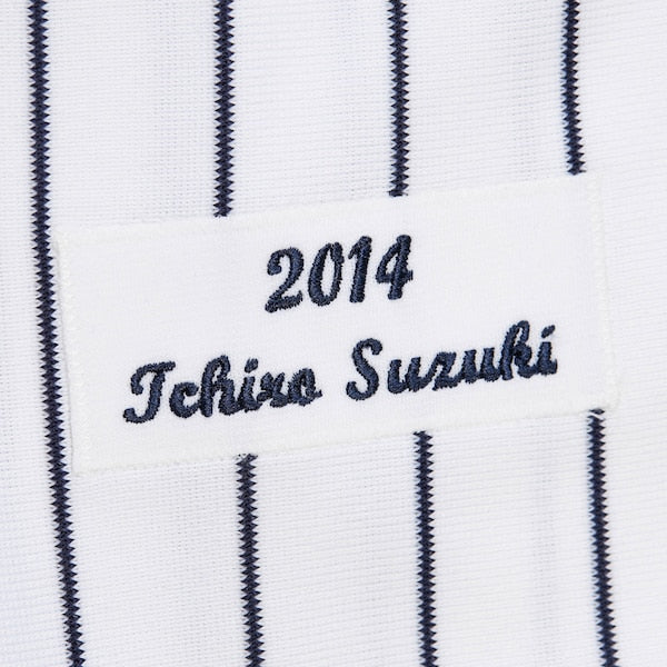 Ichiro Suzuki New York Yankees 2014 Cooperstown Collection Authentic Throwback Jersey - White - Image 5