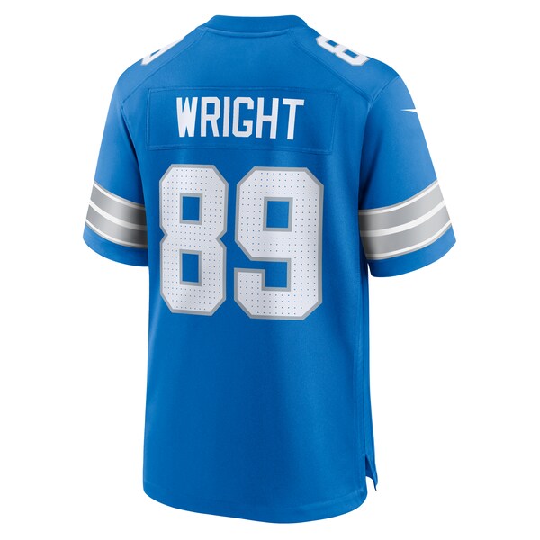 Brock Wright Detroit Lions Nike Team Game Jersey - Blue - Image 4