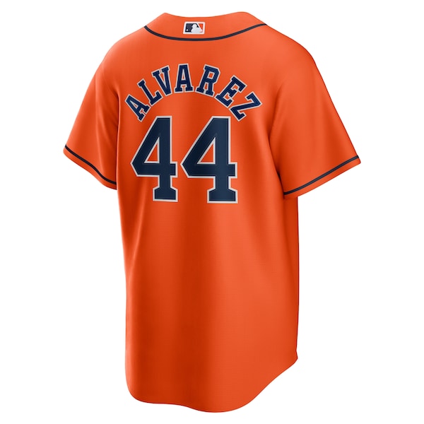 Yordan ¨¢lvarez Houston Astros Nike Alternate Replica Player Jersey - Orange - Image 3