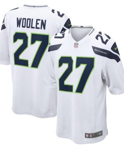 Tariq Woolen Seattle Seahawks Nike Game Player Jersey - White