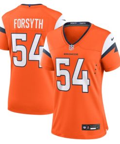 Alternative view of Alex Forsyth Denver Broncos Nike Women's Team Game Jersey -  Orange