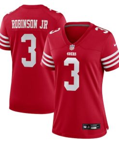 Brian Robinson Jr. San Francisco 49ers Nike Women's Team Game Jersey -  Scarlet