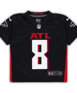 Alternative view of Kyle Pitts Atlanta Falcons Nike Preschool Game Jersey - Black