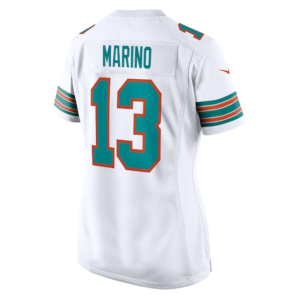 Dan Marino Miami Dolphins Nike Women's Retired Player Jersey - White/Aqua - Image 4