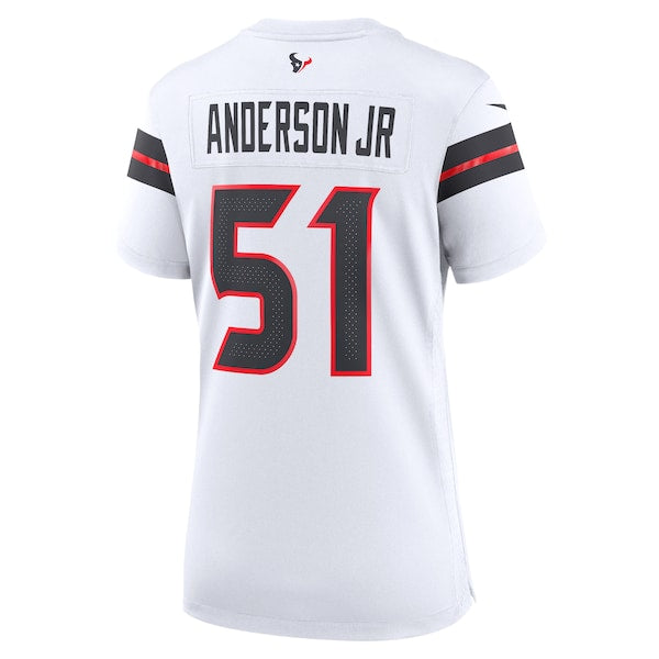Will Anderson Jr. Houston Texans Nike Women's Game Jersey - White - Image 4