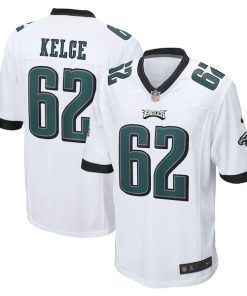 Jason Kelce Philadelphia Eagles Nike  Game Jersey - White/Black